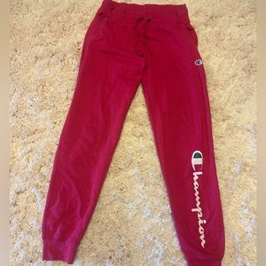 Champion Sweatpants. Pink. Size small.